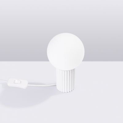 Lampka na biurko lampa biurkowa Halo 1 biały SL.1711 SOLLUX (SL.1711)
