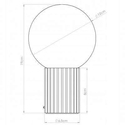 Lampka na biurko lampa biurkowa Halo 1 biały SL.1711 SOLLUX (SL.1711)