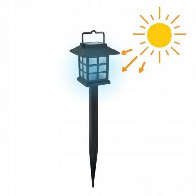 Lampa solarna ogrodowa LED DONA LED 39 0,06W CW IDEUS (04604)