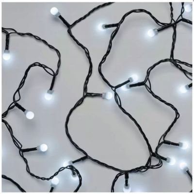 Lampki choinkowe 200 LED kulki 10m IP20 CW EMOS (ZYK0207)