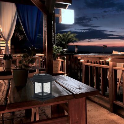Lampa solarna na taras lampion wiszący LED FRED LED 14 0,05W WW IDEUS (04605)