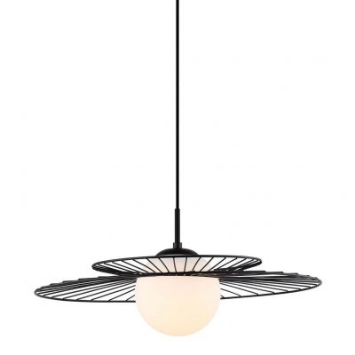 ITALUX lampa wisząca Sarah E27 40W 220-240V IP20 kolor - czarny (MDM-4000/1 BK)