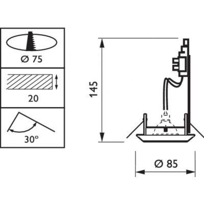 Oprawa downlight LED spot  RS049B LED-MS-40-5W-2700-GU10 ALU 50W 912401483106 PHILIPS (871869607014799)