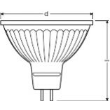 PARATHOM MR16 35 36° 4,6W 830 GU5.3 LEDVANCE (4058075431218)