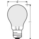 PARATHOM CL A GL FR 40 4W 827 E27 LEDVANCE (4058075439818)