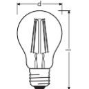 Żarówka PARATHOM CL A FIL 60 6,5W/840 E27 (4058075817173)