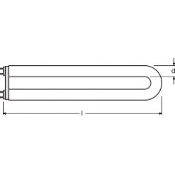 L 18W 830 U FLH1 LEDVANCE (4008321959904)