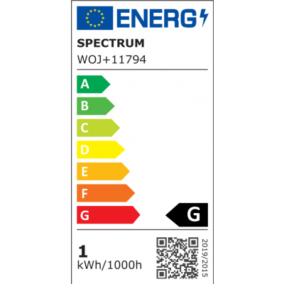 Żarówka LED E27 230V 1W kula biała PCV zimna  WOJ+11794 Spectrum Led (WOJ+11794)