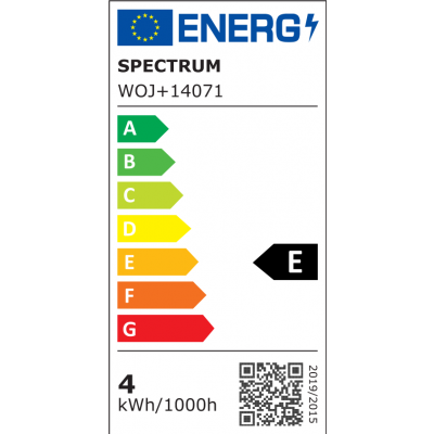 Żarówka LED KULKA E-14 230V 4W COG WW CLEAR  WOJ+14071 Spectrum Led (WOJ+14071)