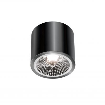 CHLOE AR111 Metalica IP20 okrągła czarny chrom nieruchoma  SLIP005029 Spectrum Led (SLIP005029)