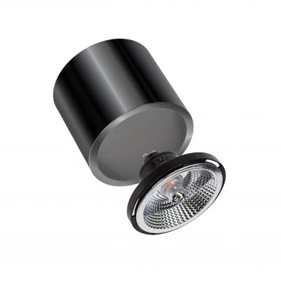 CHLOE AR111 Metalica IP20 okrągła czarny chrom nieruchoma  SLIP005029 Spectrum Led (SLIP005029)
