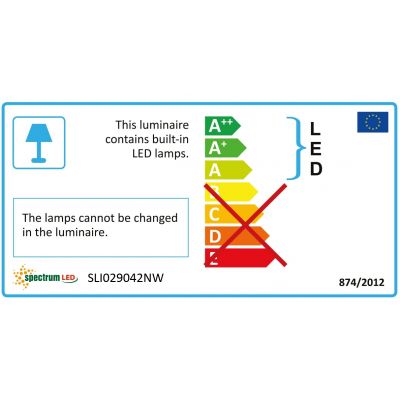 NAŚWIETLACZ LED HALOGEN BIAŁY 20W IP65 NEUTRALNA  SLI029042NW Spectrum Led (SLI029042NW)