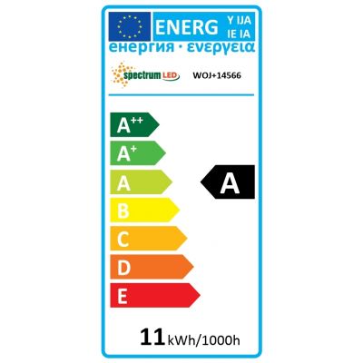 LED AR111 GU10 230V 10W SMD 20st WW BLACK  WOJ+14566 Spectrum Led (WOJ+14566)