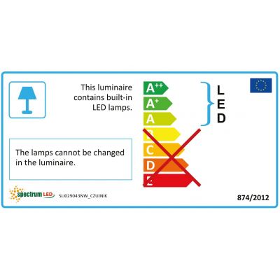 Naświetlacz reflektor z czujnikiem ruchu 30W IP44 neutralna  SLI029043NW_CZUJNIK Spectrum Led (SLI029043NW_CZUJNIK)