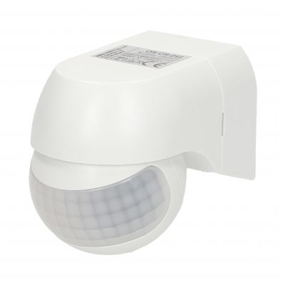 Czujnik ruchu 180st. IP44, 800W, mini, biały OR-CR-242 ORNO (OR-CR-242)