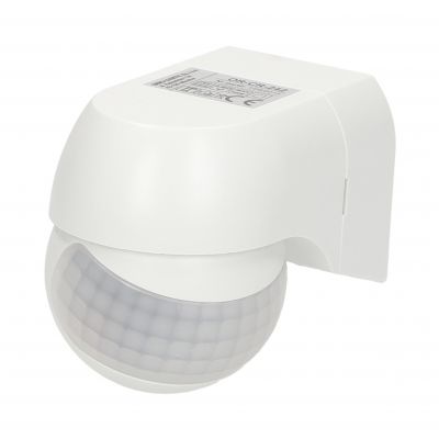 Czujnik ruchu 180st. IP44, 800W, mini, biały OR-CR-242 ORNO (OR-CR-242)