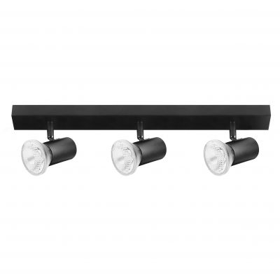 Oprawa ścienno-sufitowa RIO SP 3 E27 max. 3x60W IP20 czarna ORNO (AD-OP-6431BE27)