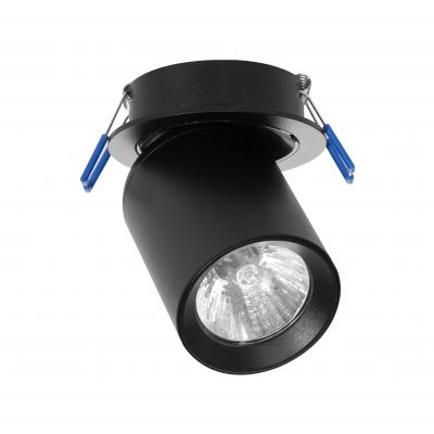 Oprawa ścienno-sufitowa MALTA SP 1 podtynkowa GU10 max. 12W IP20 czarna ORNO (AD-OP-6478BGU10)
