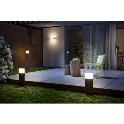 Lampa zewnętrzna LED Szara Słupek 12,5W 3000K Ciepła IP44 ENDURA STYLE ELLIPSE 90cm 4058075205116 LEDVANCE (4058075205116)