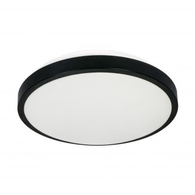 Lampa sufitowa SELENE plafon 2xE27 2x60W klosz matowy IP54 czarny ORNO (CL/2XE27-10/B)