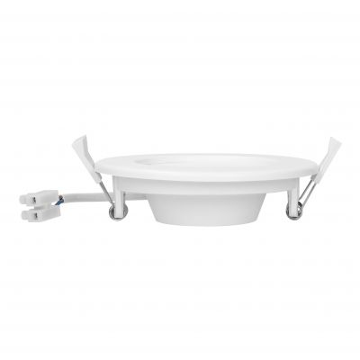 EURUS LED 9W, oprawa downlight, podtynkowa, okrągła, 540lm, 4000K, biała, wbudowany zasilacz LED AD-OD-6050WLX4 ORNO (AD-OD-6050WLX4)