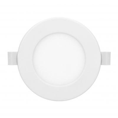 EURUS LED 9W, oprawa downlight, podtynkowa, okrągła, 540lm, 4000K, biała, wbudowany zasilacz LED AD-OD-6050WLX4 ORNO (AD-OD-6050WLX4)