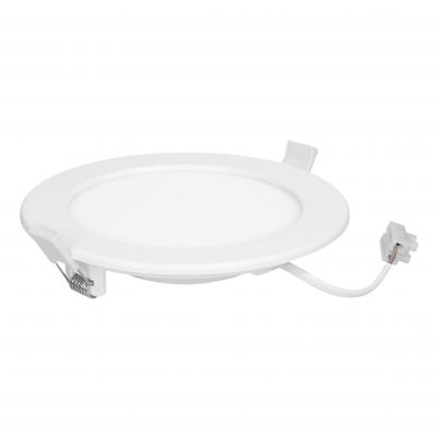 EURUS LED 12W, oprawa downlight, podtynkowa, okrągła, 860lm, 4000K, biała, wbudowany zasilacz LED AD-OD-6051WLX4 ORNO (AD-OD-6051WLX4)