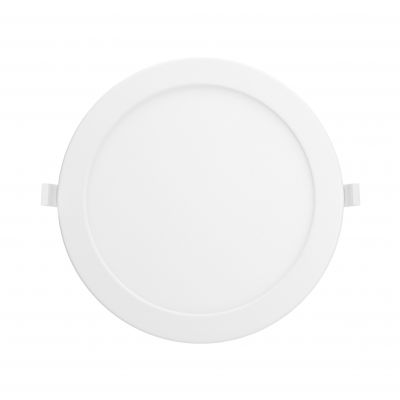 EURUS LED 20W, oprawa downlight, podtynkowa, okrągła, 1700lm, 4000K, biała, wbudowany zasilacz LED AD-OD-6053WLX4 ORNO (AD-OD-6053WLX4)