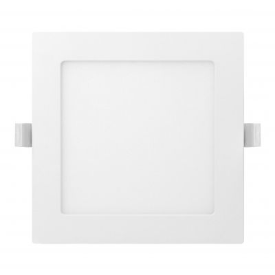 AKMAN LED 12W, oprawa downlight, podtynkowa, kwadratowa, 860lm, 4000K, biała, wbudowany zasilacz LED AD-OD-6055WLX4 ORNO (AD-OD-6055WLX4)