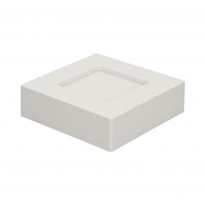 LETI LED 9W, oprawa downlight, natynkowa, kwadratowa, 480lm, 3000K, biała, wbudowany zasilacz LED AD-OD-6060WLX3 ORNO (AD-OD-6060WLX3)