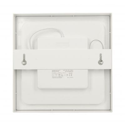 LETI LED 24W, oprawa downlight, natynkowa, kwadratowa, 1900lm, 4000K, biała, wbudowany zasilacz LED AD-OD-6075WLX4 ORNO (AD-OD-6075WLX4)
