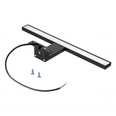 NORTES LED 5W, lampa nad lustro, 320lm, 4000K, dł. 30 cm, czarny, AD-OM-6104L4/B ORNO (AD-OM-6104L4/B)