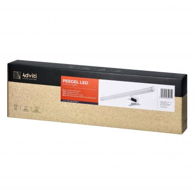 PEEGEL LED 6W, lampa nad lustro, 540lm, 4000K, dł.40 cm, tworzywo sztuczne+akryl, AD-OM-6121L4 ORNO (AD-OM-6121L4)