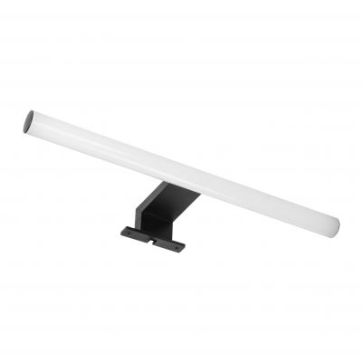 PEEGEL LED 6W, lampa nad lustro, 540lm, 4000K, dł.40 cm, tworzywo sztuczne+akryl, czarna AD-OM-6121L4/B ORNO (AD-OM-6121L4/B)