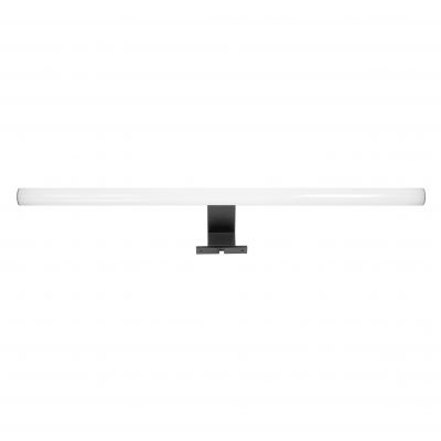 PEEGEL LED 9W, lampa nad lustro, 810lm, 4000K, dł. 60 cm, tworzywo sztuczne+akryl, czarna AD-OM-6122L4/B ORNO (AD-OM-6122L4/B)