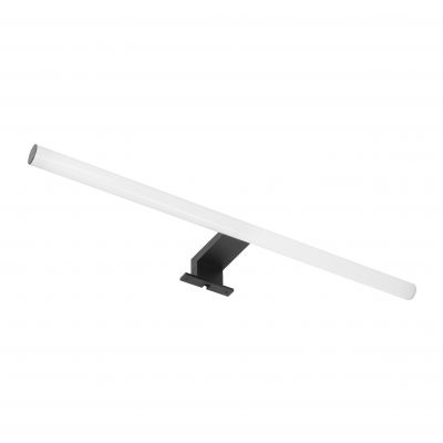 PEEGEL LED 9W, lampa nad lustro, 810lm, 4000K, dł. 60 cm, tworzywo sztuczne+akryl, czarna AD-OM-6122L4/B ORNO (AD-OM-6122L4/B)