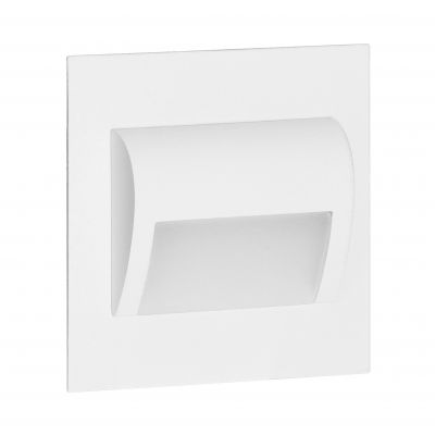 DRACO LED NEW 1,5W, oprawa schodowa podtynkowa, 12VDC, 30lm, 3000K, biała, innowacyjny sposób montaż AD-OS-6164L3/W ORNO (AD-OS-6164L3/W)
