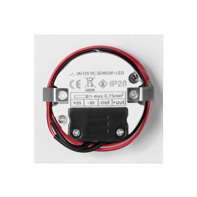 DRACO LED NEW 1,5W, oprawa schodowa podtynkowa, 12VDC, 30lm, 6000K, biała, czujnik ruchu i zmierzchu AD-OS-6164LR6/W ORNO (AD-OS-6164LR6/W)