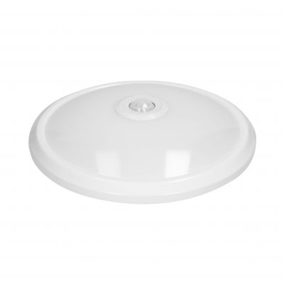 ZONDA LED 12W, plafon z czujnikiem ruchu, 800lm, IP20, 4000K, poliwęglan mleczny, biały AD-PL-349WLPMR4 ORNO (AD-PL-349WLPMR4)