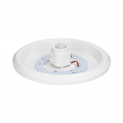 ZONDA LED 12W, plafon z czujnikiem ruchu, 800lm, IP20, 4000K, poliwęglan mleczny, biały AD-PL-349WLPMR4 ORNO (AD-PL-349WLPMR4)