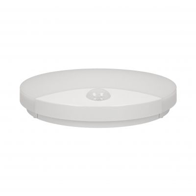 VIRAZON LED 15W, plafon z czujnikiem ruchu, 1050lm, IP44, 4000K, poliwęglan mleczny, biały AD-PL-6064WLPMR4 ORNO (AD-PL-6064WLPMR4)