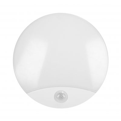 VIRAZON LED 15W, plafon z czujnikiem ruchu, 1050lm, IP44, 4000K, poliwęglan mleczny, biały AD-PL-6064WLPMR4 ORNO (AD-PL-6064WLPMR4)