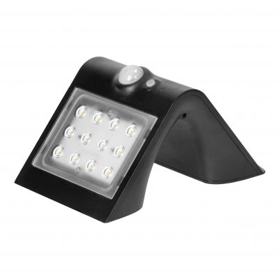 SILOE LED 1,5W, lampa solarna z czujnikiem ruchu 120st, 190lm, IP65, 4000K, 1200mAh, podwójne źródło AD-SL-6083BLR4 ORNO (AD-SL-6083BLR4)