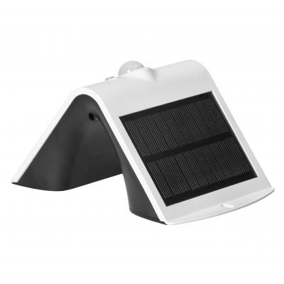 SILOE LED 1,5W, lampa solarna z czujnikiem ruchu 120st, 190lm, IP65, 4000K, 1200mAh, podwójne źródło AD-SL-6083WLR4 ORNO (AD-SL-6083WLR4)