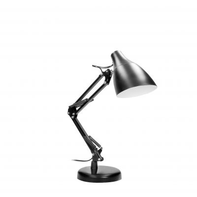 Lampka biurkowa DIAN 60W stalowa regulowana czarna DL-1/B ORNO (DL-1/B)