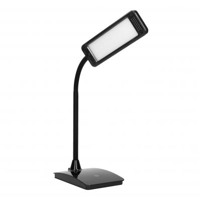Lampka biurkowa LED 6W szkolna nocna regulacja jasności ściemniania czarna VIRONE (DL-8/B)