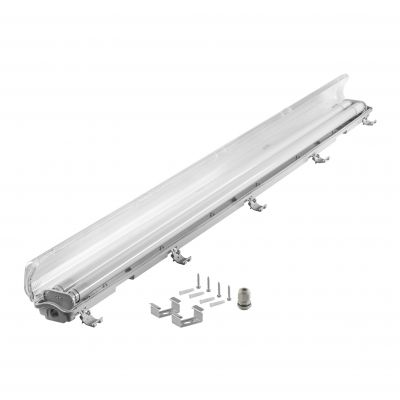 VUMBI II T8 LED 2*18W oprawa hermetyczna pod T8 LED, 3600lm, IP65, 4000K, oprawa zawiera świetlówki DS-2 ORNO (DS-2)