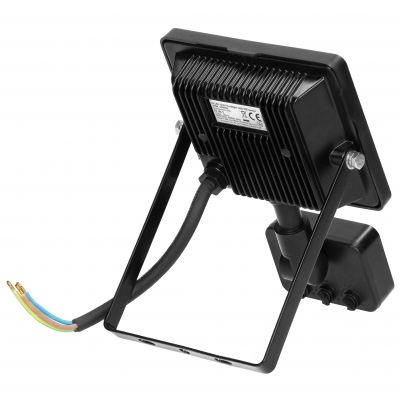 ALLED 20W Naświetlacz LED z PIR, 1600lm, IP44, 4000K, Alu+szkło FL/R-1 ORNO (FL/R-1)