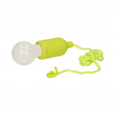 Bateryjna lampka nocna na sznurku 1W LED, 3 x AAA, limonkowa LA-5/L ORNO (LA-5/L)