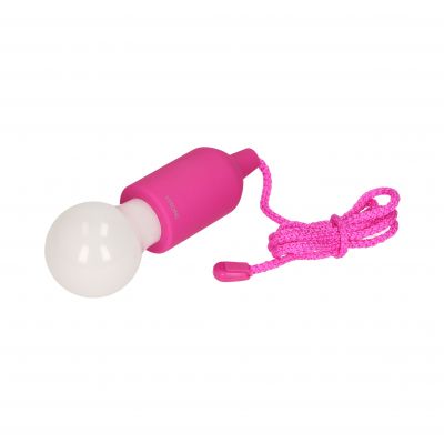 Bateryjna lampka nocna na sznurku 1W LED, 3 x AAA, różowa LA-5/P ORNO (LA-5/P)
